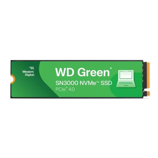 WD Green SN3000, WDS100T4G0E, 1TB, 5000/4200, Gen4, NVMe PCIe M.2 2280
