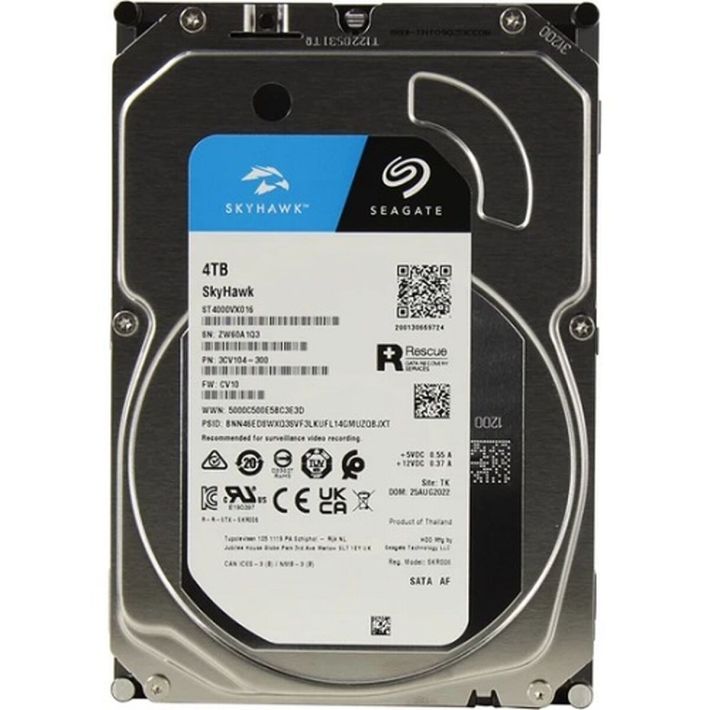 SEAGATE 3.5 SKYHAWK 4TB 5900RPM 256MB SATA3 Güvenlik HDD ST4000VX016 (