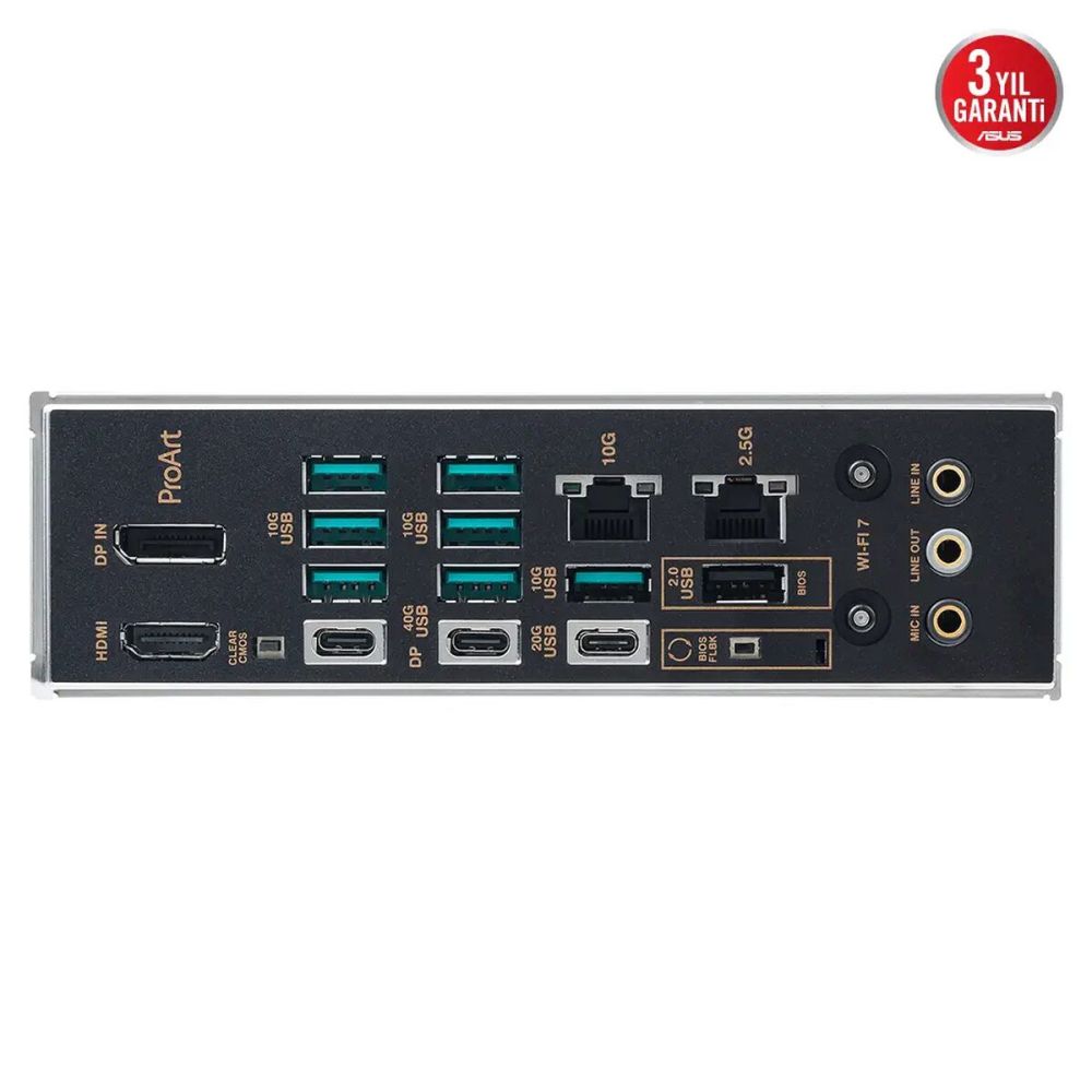 ASUS PROART X870E-CREATOR WIFI, 4xDDR5, 4xM.2, HDMI, DP, Type-C, PCIe 