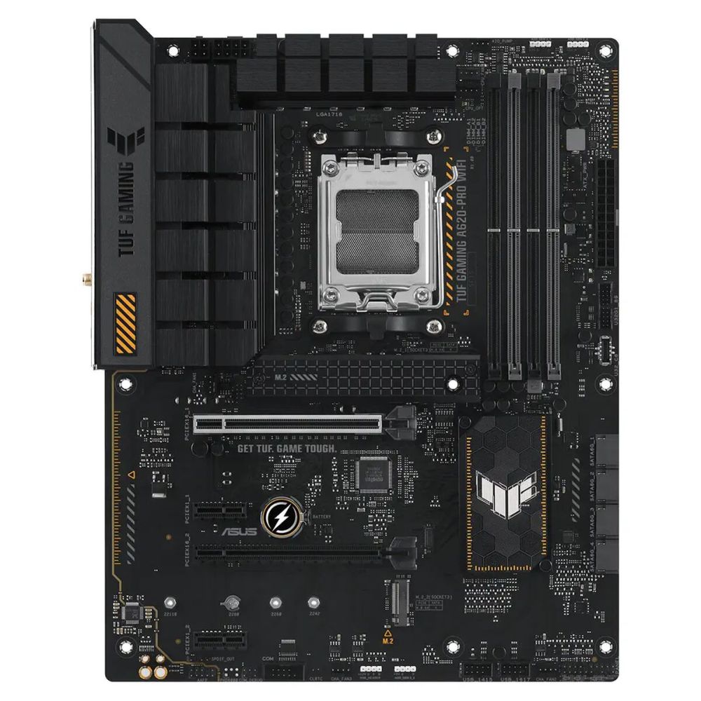 ASUS TUF GAMING A620-PRO WIFI, 4xDDR5, 2x M.2, HDMI, DP, Type-C, AM5 S