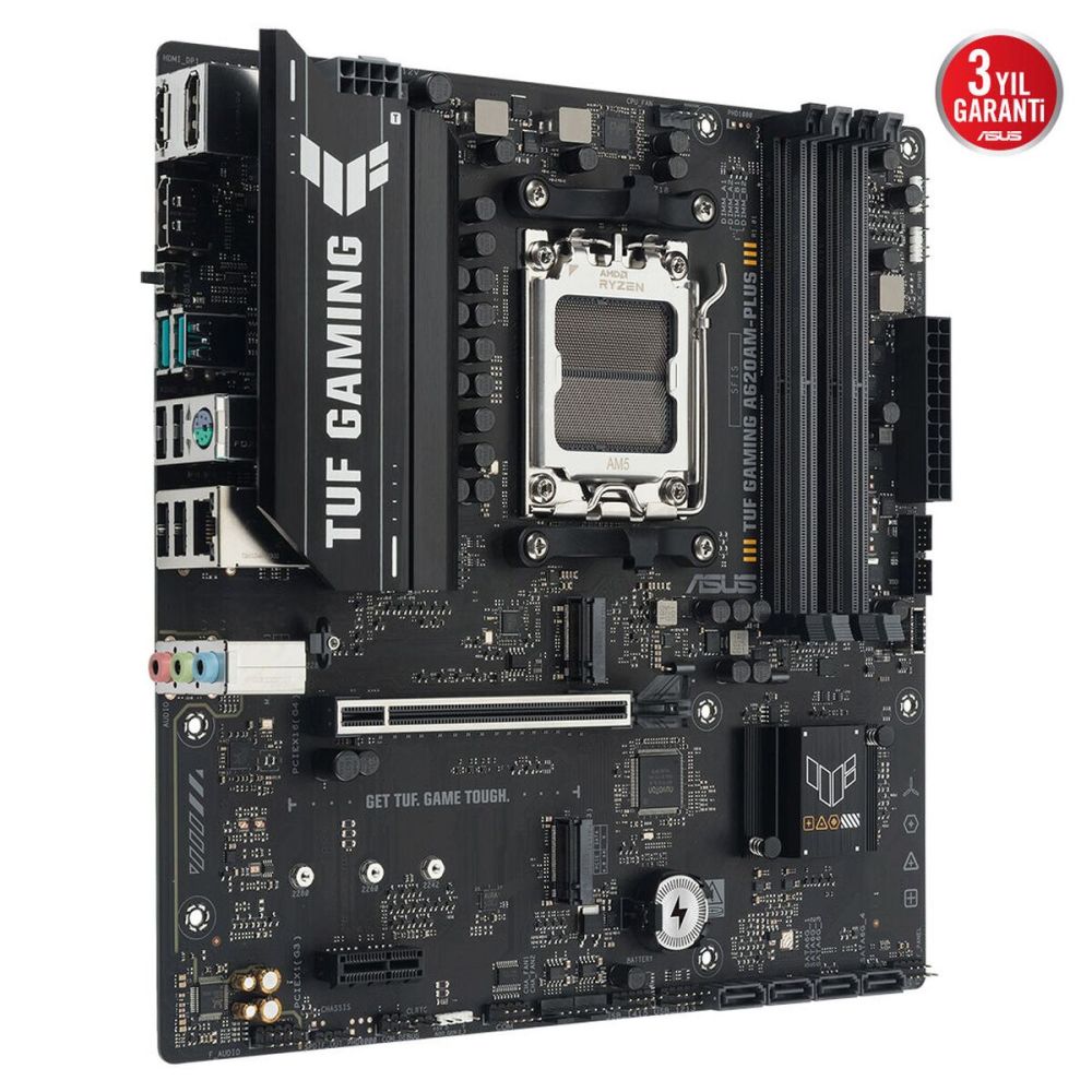 ASUS TUF GAMING A620AM-PLUS, 4xDDR5, 2x M.2, HDMI, 2xDP, AMD Ryzen 700