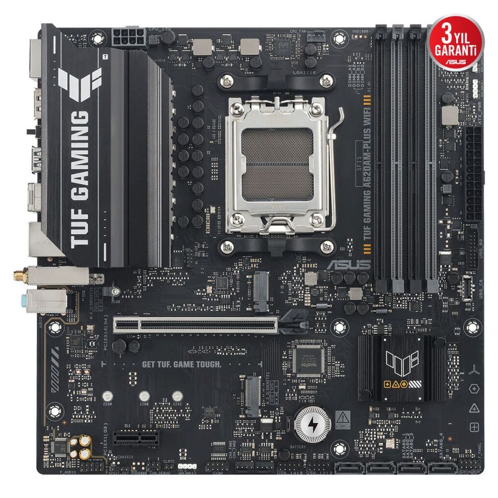 ASUS TUF GAMING A620AM-PLUS WIFI, 4xDDR5, 2x M.2, HDMI, 2xDP, Wi-Fi 6,