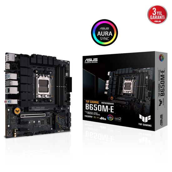 ASUS TUF GAMING B650M-E, 4xDDR5, 2x M.2, HDMI, 2xDP, Type-C, AM5 Soket