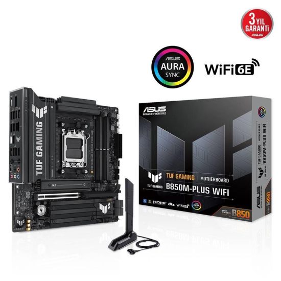 ASUS TUF GAMING B850M-PLUS WIFI, 4xDDR5, 3x M.2, HDMI, DP, Type-C, Wi-