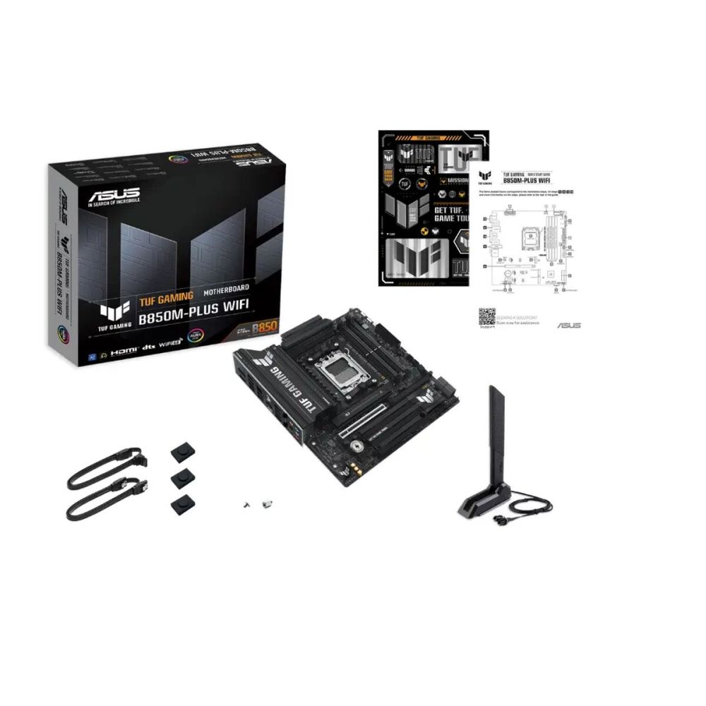 ASUS TUF GAMING B850M-PLUS WIFI, 4xDDR5, 3x M.2, HDMI, DP, Type-C, Wi-