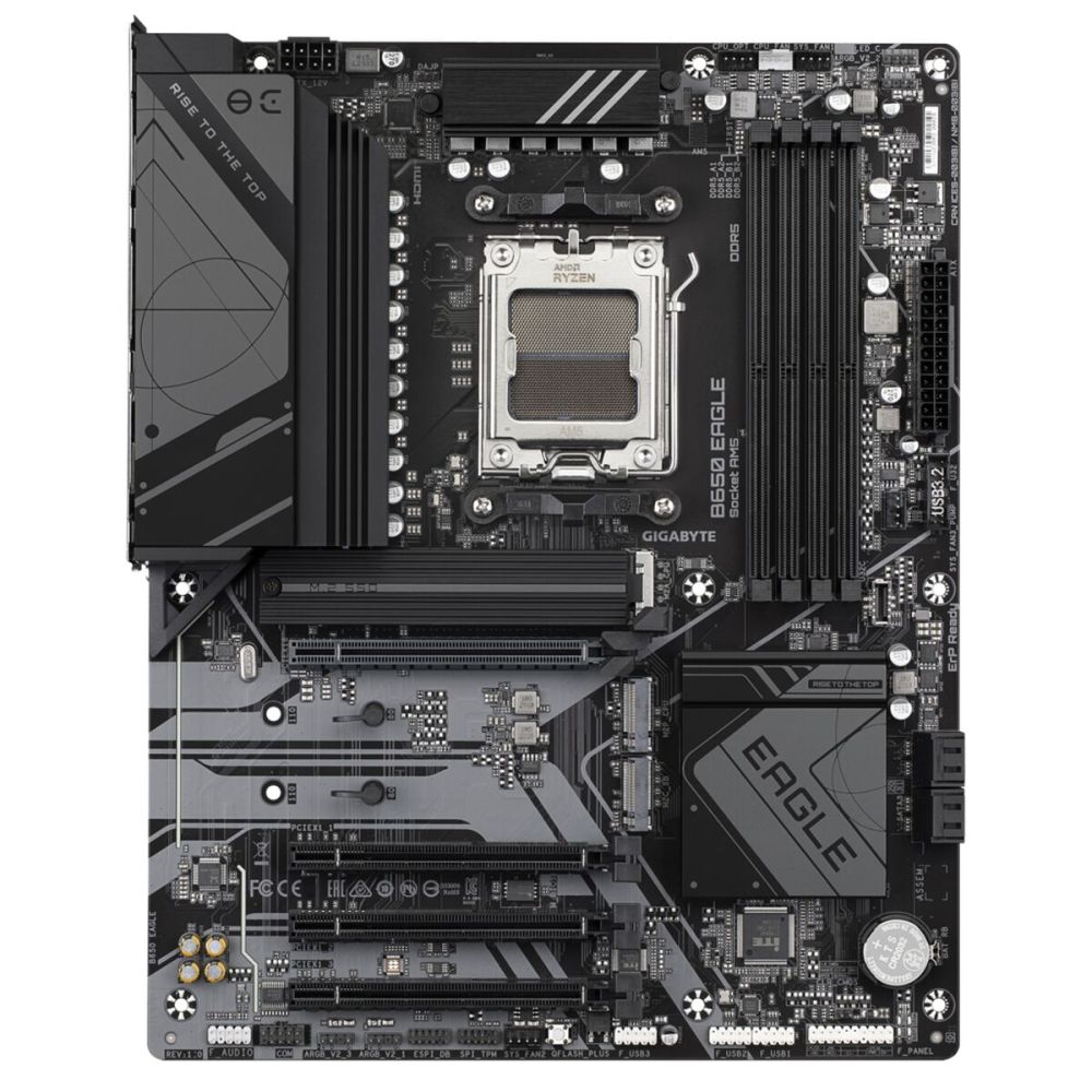 GIGABYTE B650 EAGLE, Rev.1.0, 4xDDR5, 3xM.2, DP, HDMI, Type-C, AM5 Sok