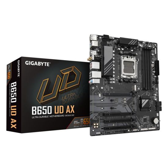 GIGABYTE B650 UD AX, 4xDDR5, 3xM.2, DP, HDMI, Type-C, Wi-Fi 6E, Blueto