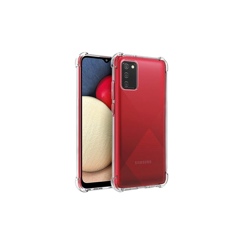 SM Galaxy A02S - M02S Anti-Drop Shockproof Darbe Emici Silikon Kılıf
