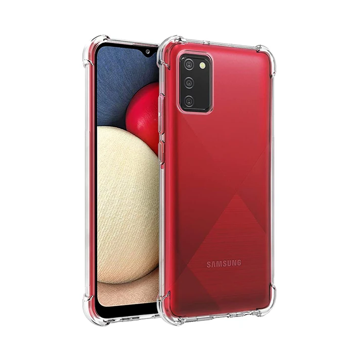 SM Galaxy A02S - M02S Anti-Drop Shockproof Darbe Emici Silikon Kılıf