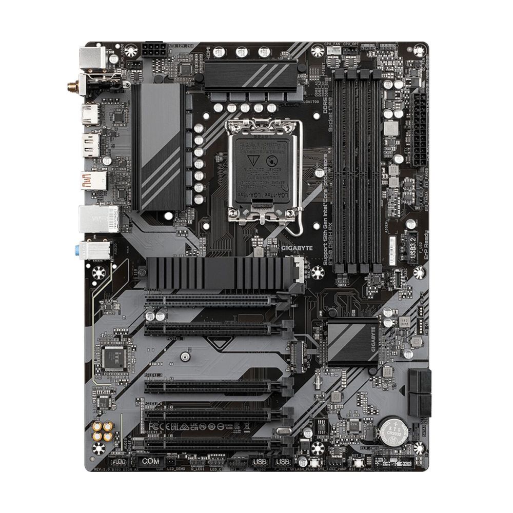GIGABYTE B760 DS3H AX, rev.1.0, 4xDDR5, 2xM.2, DP, HDMI, Type-C, Wi-Fi