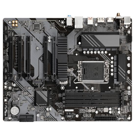 GIGABYTE B760 DS3H AX, rev.1.0, 4xDDR5, 2xM.2, DP, HDMI, Type-C, Wi-Fi