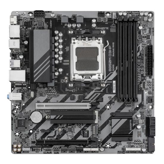 GIGABYTE B850M D3HP, 4xDDR5, 2xM.2, 2xDP, HDMI, Type-C, AM5 Soket GAMI