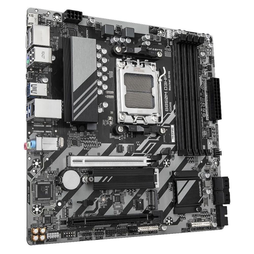 GIGABYTE B850M D3HP, 4xDDR5, 2xM.2, 2xDP, HDMI, Type-C, AM5 Soket GAMI