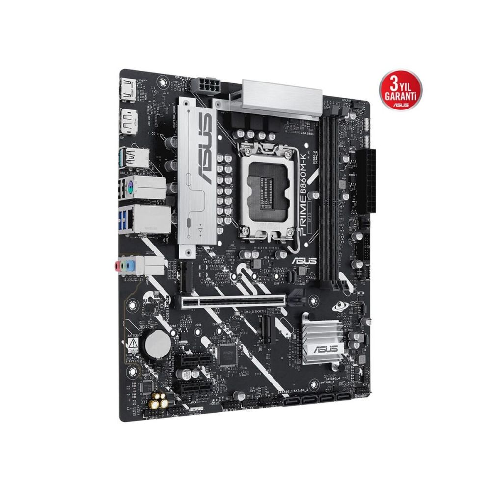ASUS PRIME B860M-K, 8800MHz, 2xDDR5 2xM.2, HDMI, DP, Intel Core Ultra 