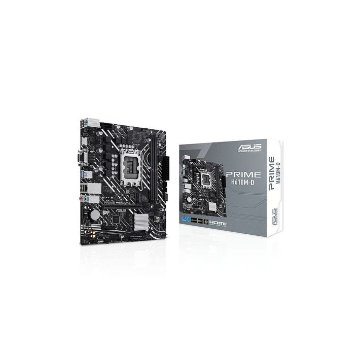 ASUS PRIME H610M-D, 2xDDR5, M.2, D-SUB, HDMI, RS232 Port, 12-13.14.Nes