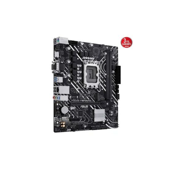 ASUS PRIME H610M-D, 2xDDR5, M.2, D-SUB, HDMI, RS232 Port, 12-13.14.Nes