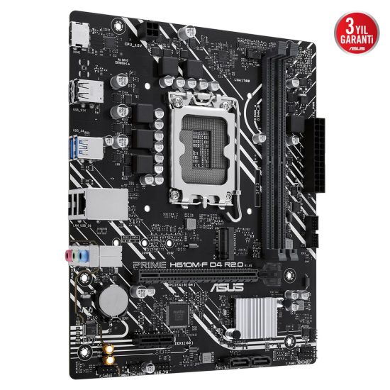 ASUS PRIME H610M-F D4 R2.0, 2xDDR4, M.2, HDMI, 12-13.14.Nesil, LGA1700