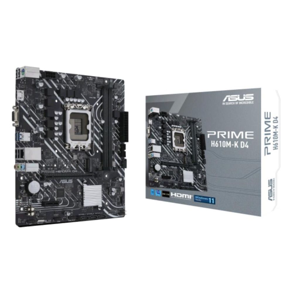 ASUS PRIME H610M-K D4 ARGB, 2xDDR4, M.2, HDMI, 12-13.14.Nesil, LGA1700