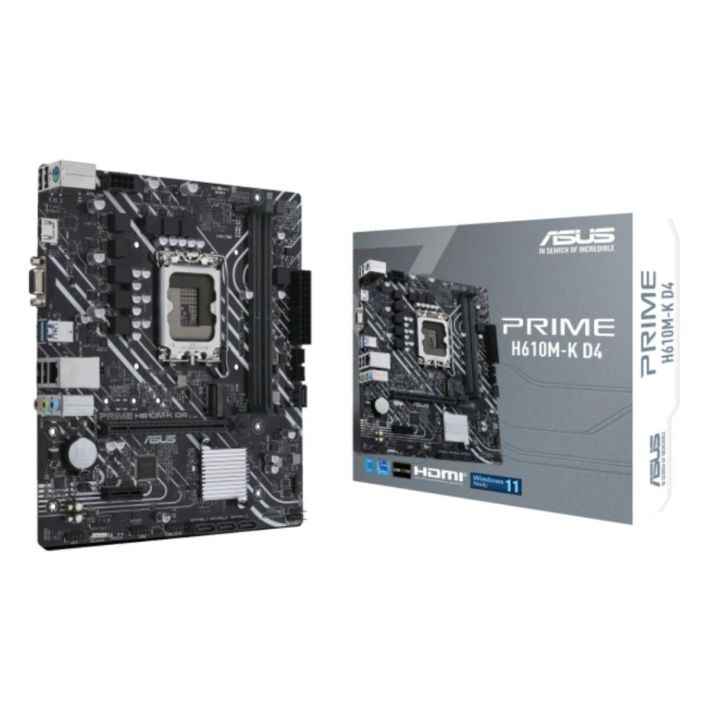 ASUS PRIME H610M-K D4 ARGB, 2xDDR4, M.2, HDMI, 12-13.14.Nesil, LGA1700