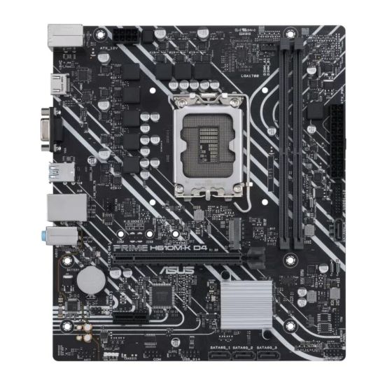 ASUS PRIME H610M-K D4 ARGB, 2xDDR4, M.2, HDMI, 12-13.14.Nesil, LGA1700