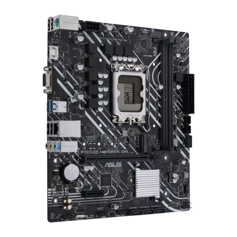 ASUS PRIME H610M-K D4 ARGB, 2xDDR4, M.2, HDMI, 12-13.14.Nesil, LGA1700