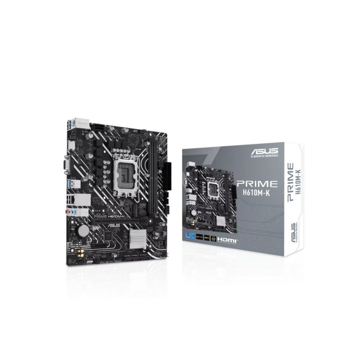 ASUS PRIME H610M-K, 2xDDR5, M.2, D-SUB, HDMI, 12-13.14.Nesil, LGA1700 