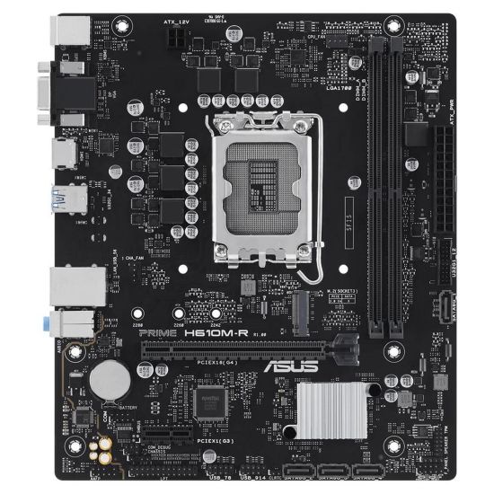 ASUS PRIME H610M-R-SI, 2xDDR5, M.2, D-SUB, DP, HDMI, 12-13.14.Nesil, L
