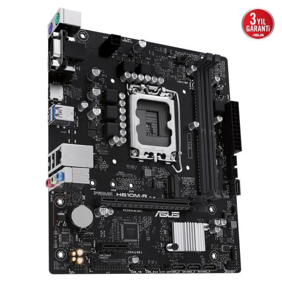 ASUS PRIME H610M-R-SI, 2xDDR5, M.2, D-SUB, DP, HDMI, 12-13.14.Nesil, L