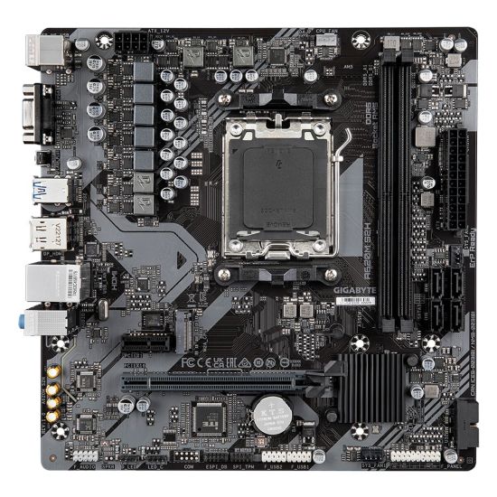 GIGABYTE A620M-S2H, rev.1.2, 6400MHz, 2xDDR5, 1x M.2, D-SUB, HDMI, DP,