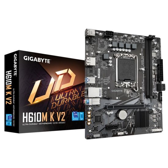 GIGABYTE H610M K V2, rev.1.0, 2xDDR5, M.2, DP, HDMI, 12-13.Nesil, LGA1