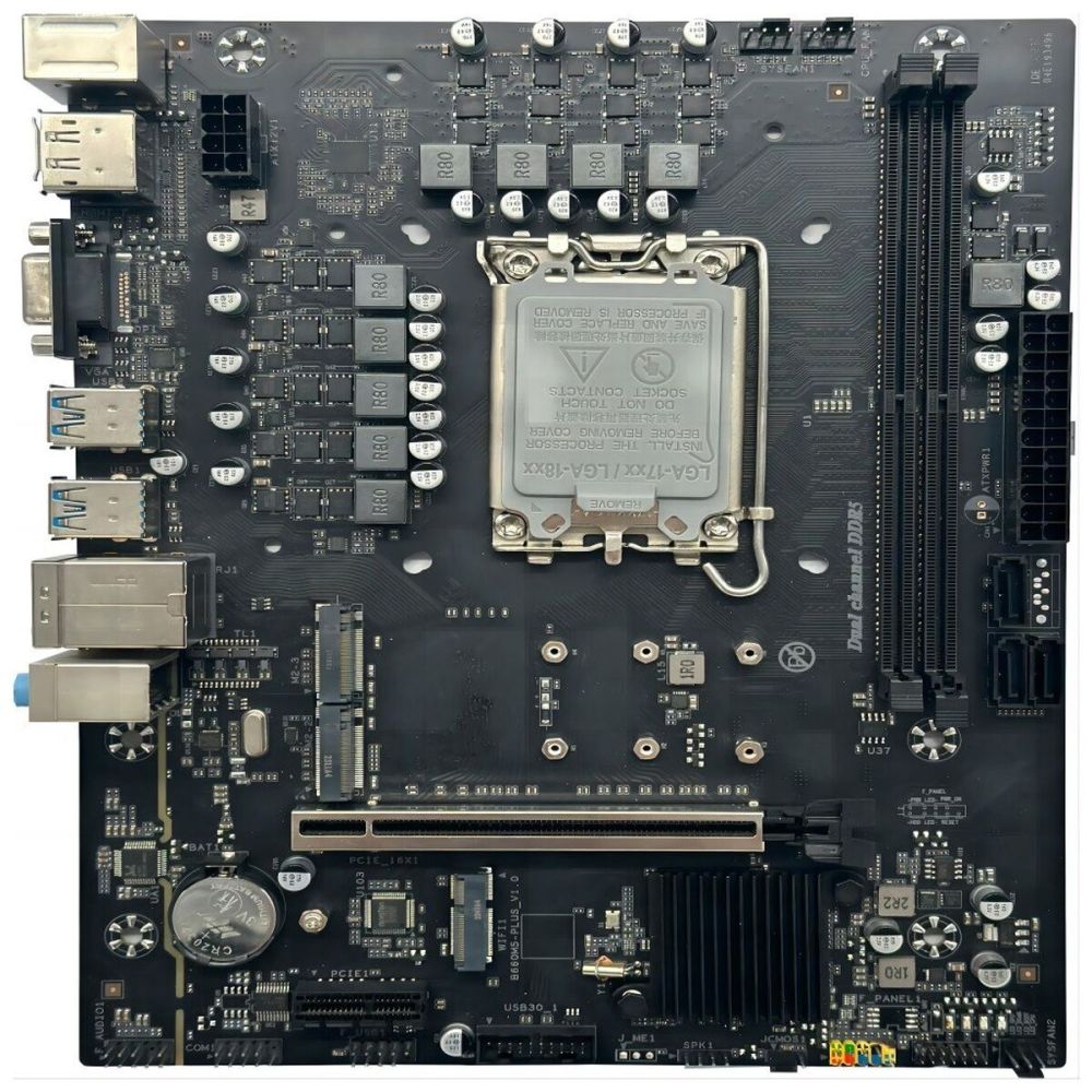 ARKTEK ALPHA FORCE, AK-B760M EG, 2xDDR5, 2x M.2, D-SUB, HDMI, DP, 12-1
