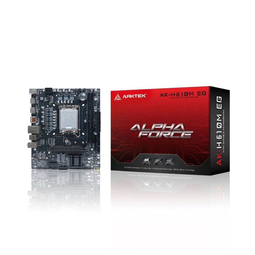 ARKTEK ALPHA FORCE, AK-H610M EG VS, 2xDDR4, M.2, 2x HDMI, DP, 12-13.14
