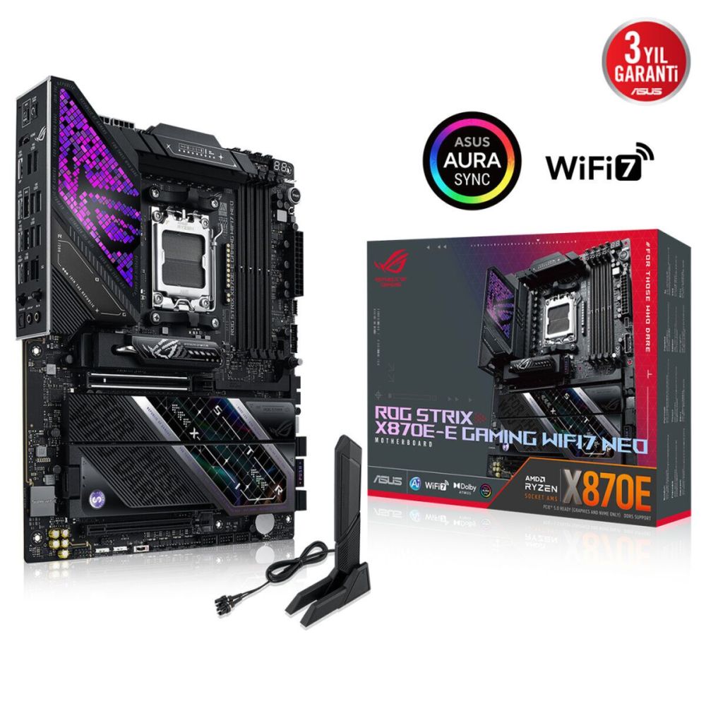 ASUS ROG STRIX X870E-E GAMING WIFI7 NEO, 4xDDR5, 5xM.2, HDMI, DP, Type