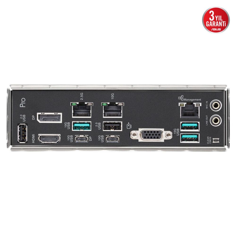 ASUS PRO WS B850M-ACE SE, 4xDDR5, 2xM.2, HDMI, DP, Type-C, D-SUB, PCIe