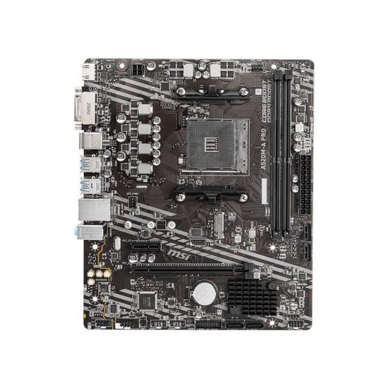 MSI A520M-A PRO DDR4 4600MHZ 1XHDMI 1XDVI 1XM.2 USB 3.2 MATX AM4 (AMD 