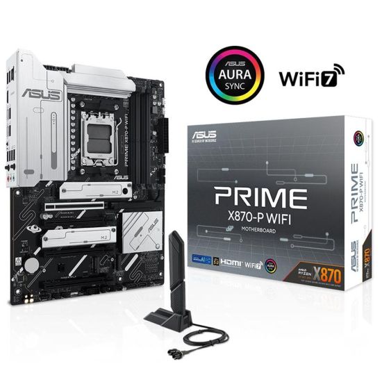 ASUS PRIME X870-P WIFI DDR5 8000MHZ 1XHDMI 2XUSB4 4XM.2 ATX AM5 (AMD A