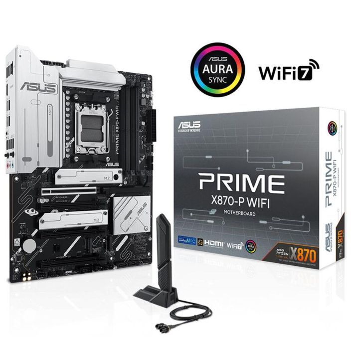 ASUS PRIME X870-P WIFI DDR5 8000MHZ 1XHDMI 2XUSB4 4XM.2 ATX AM5 (AMD A