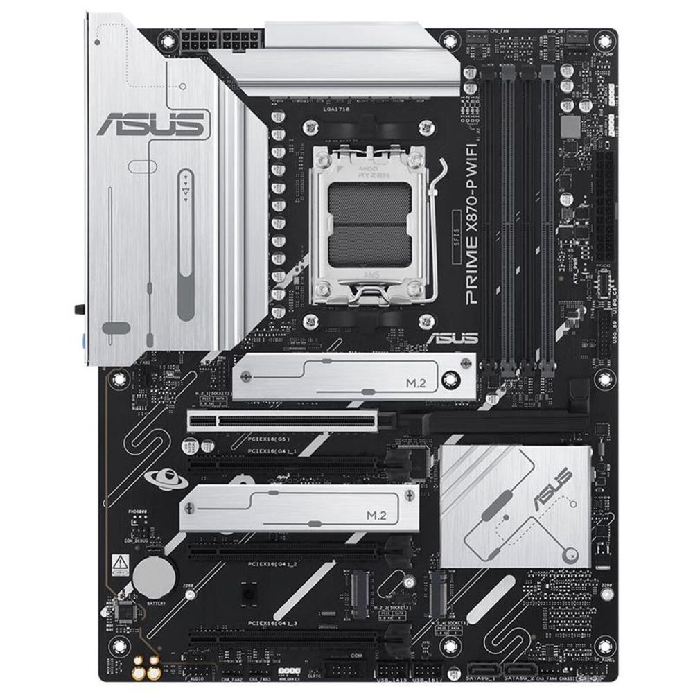 ASUS PRIME X870-P WIFI DDR5 8000MHZ 1XHDMI 2XUSB4 4XM.2 ATX AM5 (AMD A
