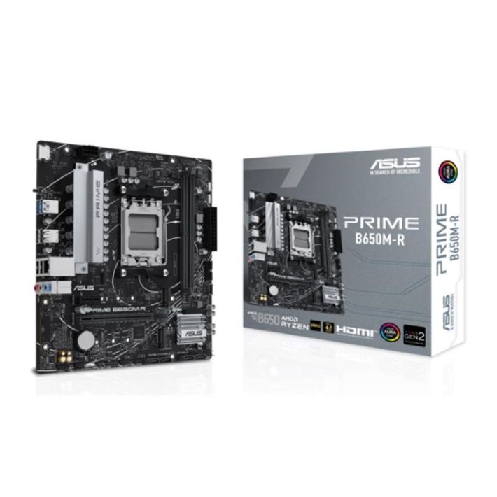 ASUS PRIME B650M-R DDR5 7200MHZ 1XHDMI 2XM.2 USB3.2 MATX AM5 (AMD AM5 