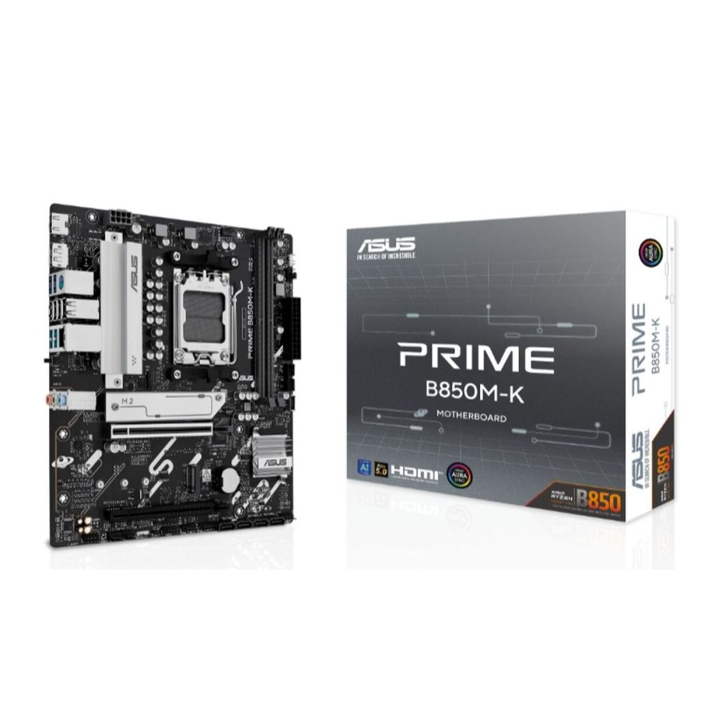 ASUS PRIME B850M-K DDR5 8400MHZ 1XHDMI 1XDP 2XM.2 USB2.0 MATX AM5(AMD 