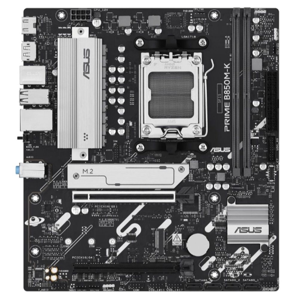 ASUS PRIME B850M-K DDR5 8400MHZ 1XHDMI 1XDP 2XM.2 USB2.0 MATX AM5(AMD 