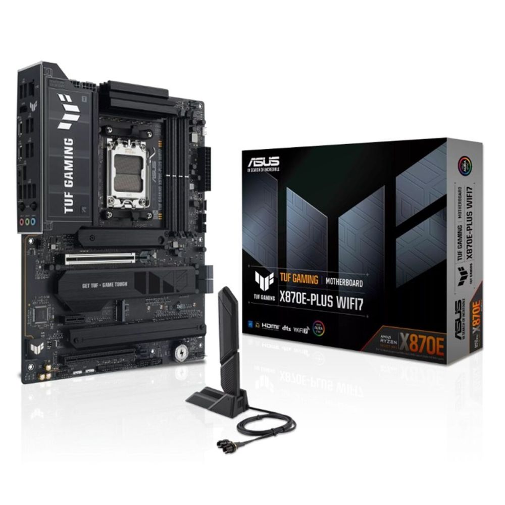 ASUS TUF GAMING X870E-PLUS WIFI7 DDR5 8000MT/S 1XHDMI 2XUSB 4XM.2 AM5 