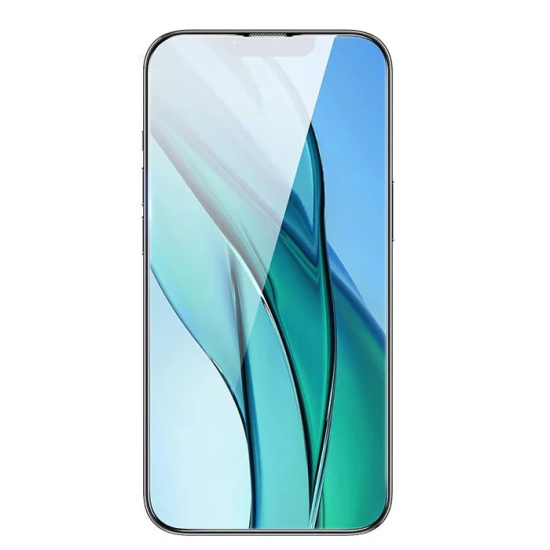 Baseus Crystal Serisi iPhone 15 Pro Max Full Koruma Tempered Cam Ekran