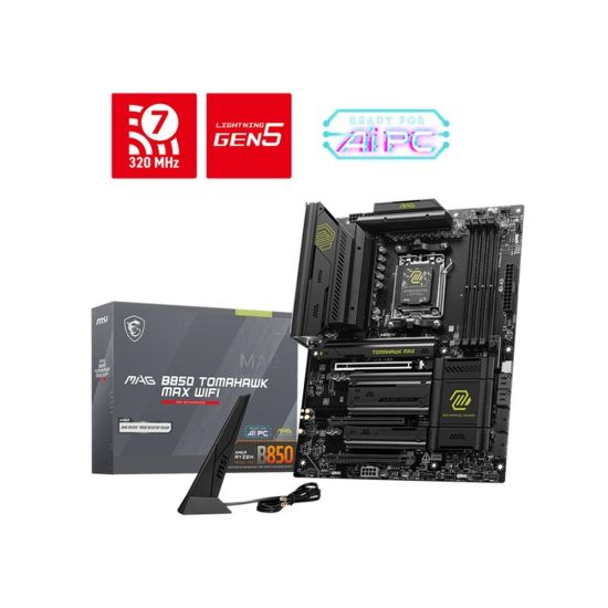 MSI MAG B850 TOMAHAWK WIFI DDR5 8200MHZ 1XHDMI 4XM.2 ATX AM5 (AMD AM5 