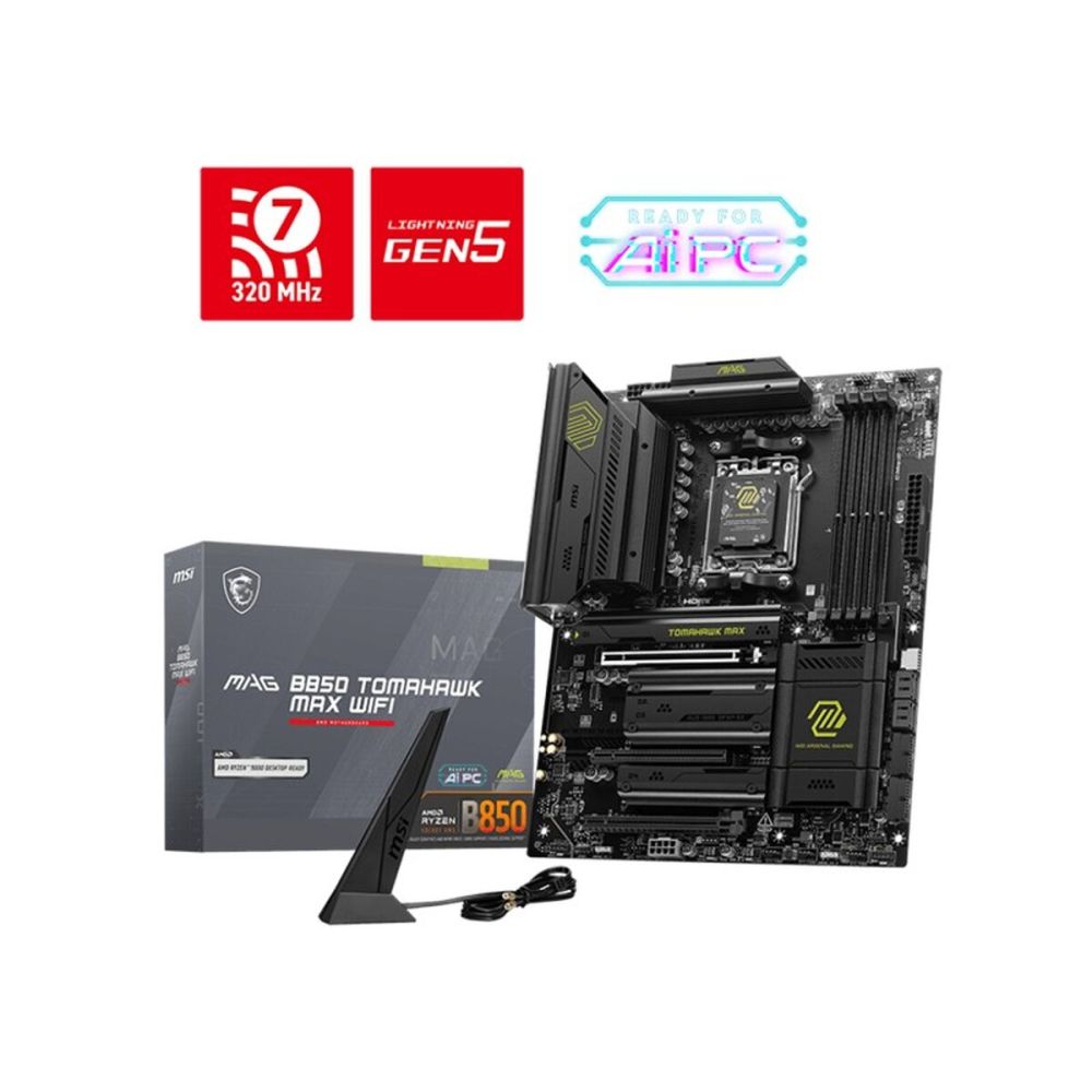 MSI MAG B850 TOMAHAWK WIFI DDR5 8200MHZ 1XHDMI 4XM.2 ATX AM5 (AMD AM5 