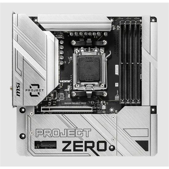 MSI B650M PROJECT ZERO DDR5 7600MT/S 1XHDMI 1XDP 2XM.2 USB MATX AM5 (A