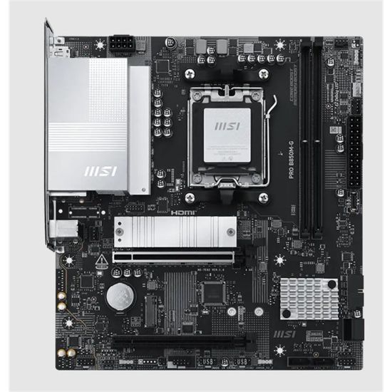 MSI PRO B850M-G DDR5 8200MT/S 1XHDMI 1XDP 2XM.2 USB MATX AM5 (AMD AM5 