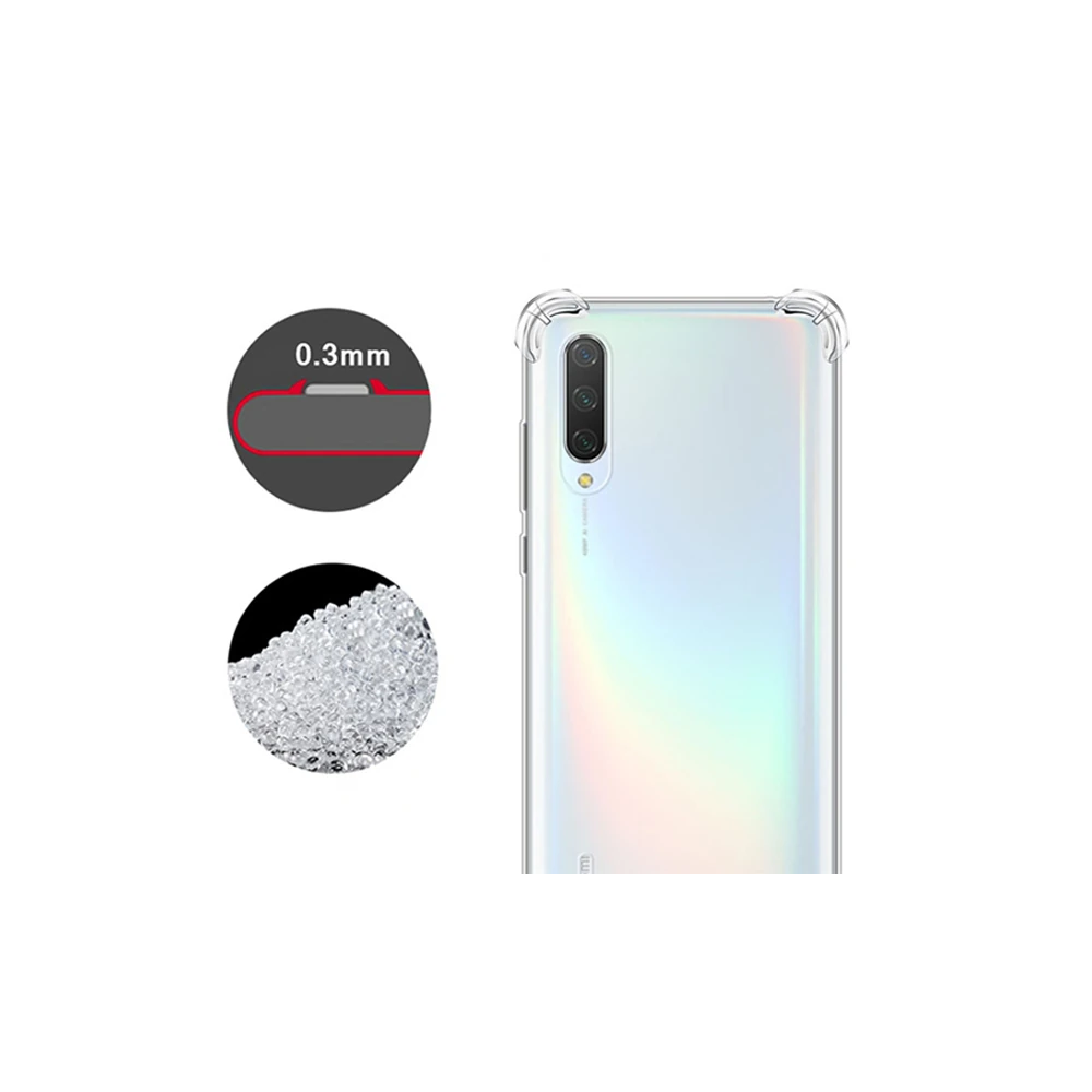 ALLY Xiaomi Mi 10 5G Anti-Drop Shockproof Darbe Emici Silikon Kılıf