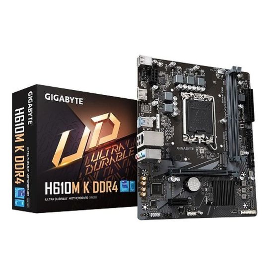 GIGABYTE H610M-K DDR4 3200(OC) HDMI M.2 1700P USB 3.2 Gen1 (12-13-14. 