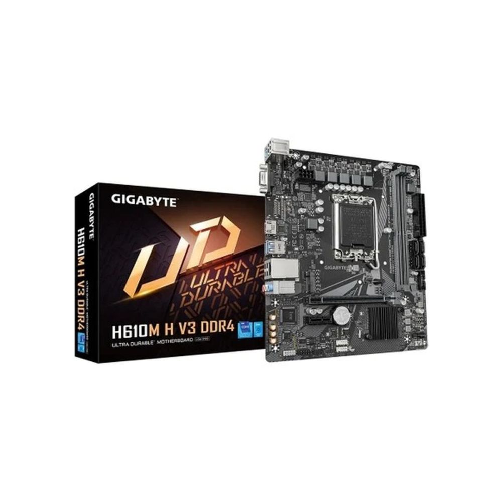 GIGABYTE H610M-S2H V3 DDR4 VGA HDMI DP M.2 16X (PCIe 4.0) 1700P USB 3.